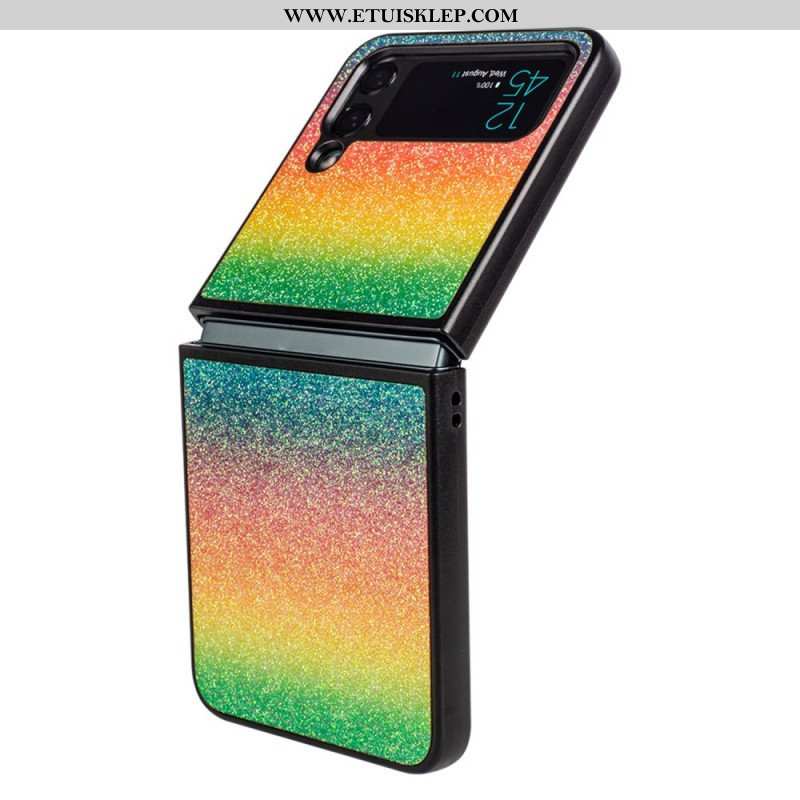 Etui do Samsung Galaxy Z Flip 4 Etui Folio Brokatowe Gradienty